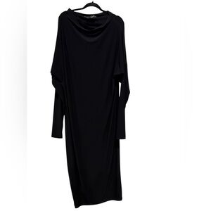 Sophisticated Black Long Sleeve Dress